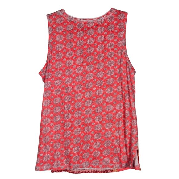 Sundance Woman Patchwork Tank Top Med Boho Artisan Eclectic Cottagecore - Picture 4 of 12